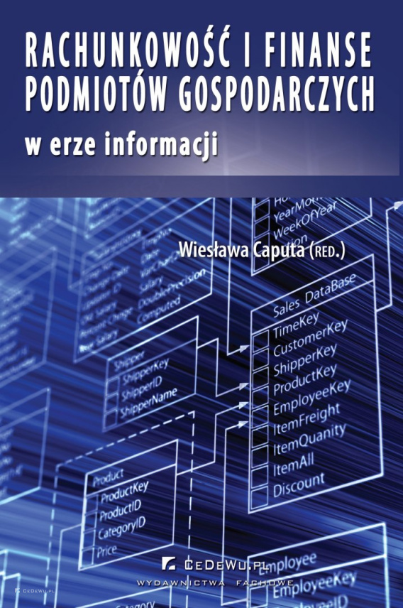 Rachunkowość I Finanse Podmiotów Gospodarczych W Erze Informacji ...